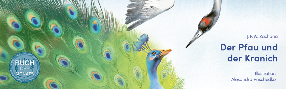 Pfau und Kranich ist Buch des Monats Februar 2026